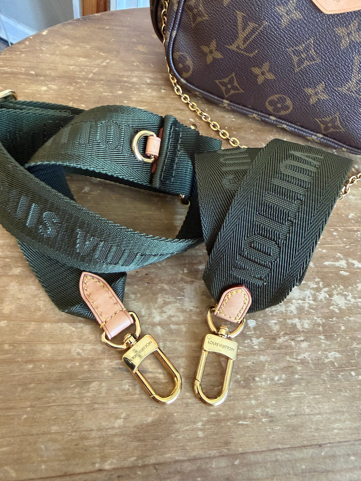 Multi Pochette Accessories in Khaki