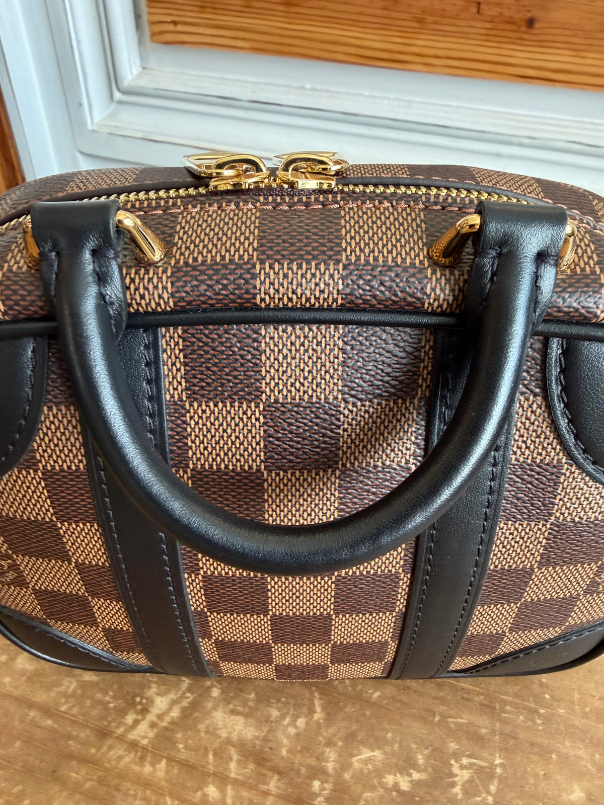 Valisette Souple BB in Damier Ebene and Black