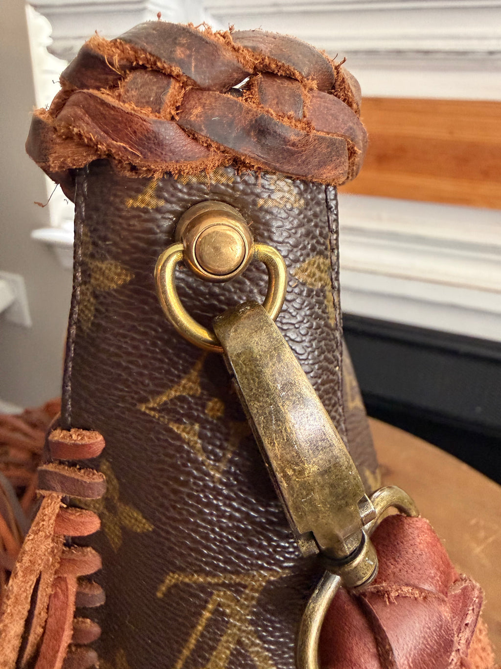 Loop MM- Custom up cycled crossbody
