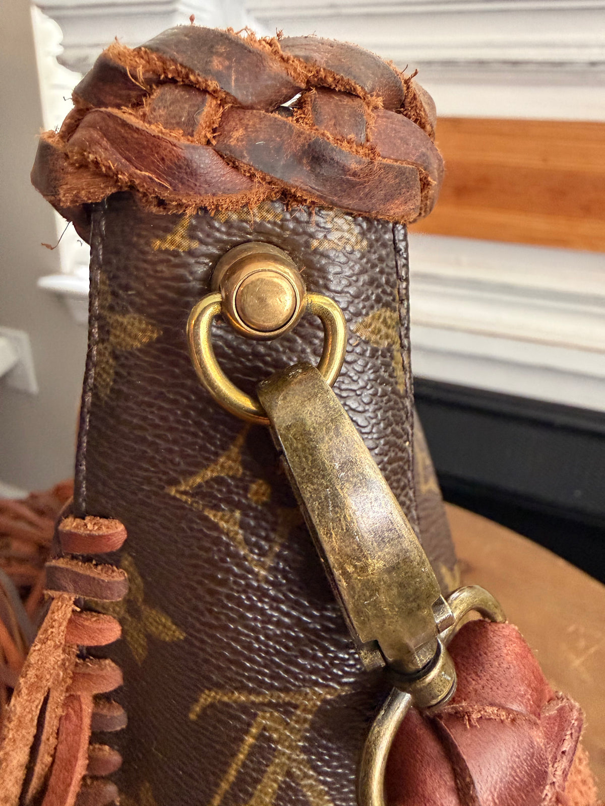 Loop MM- Custom up cycled crossbody