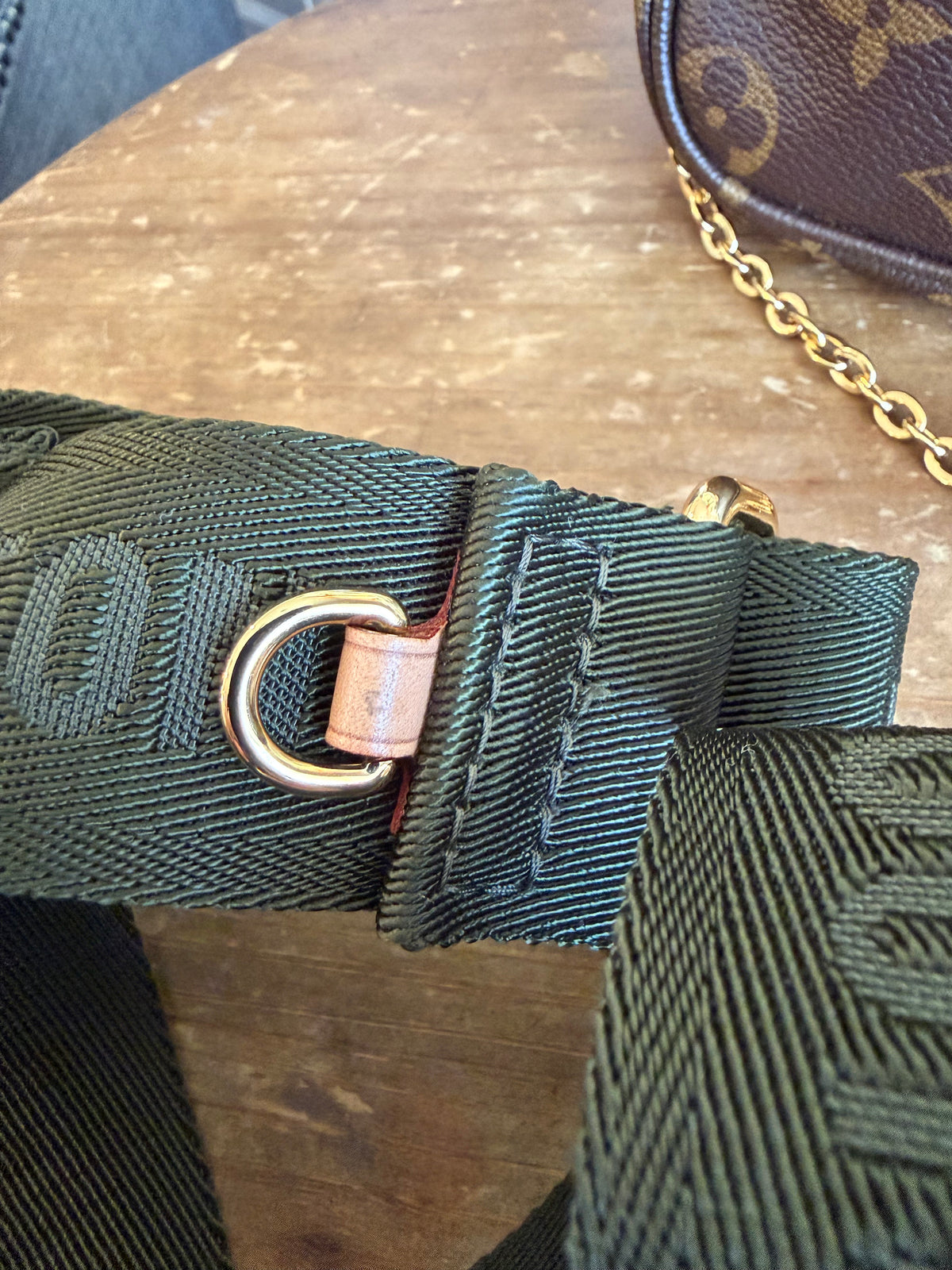 Multi Pochette Accessories in Khaki