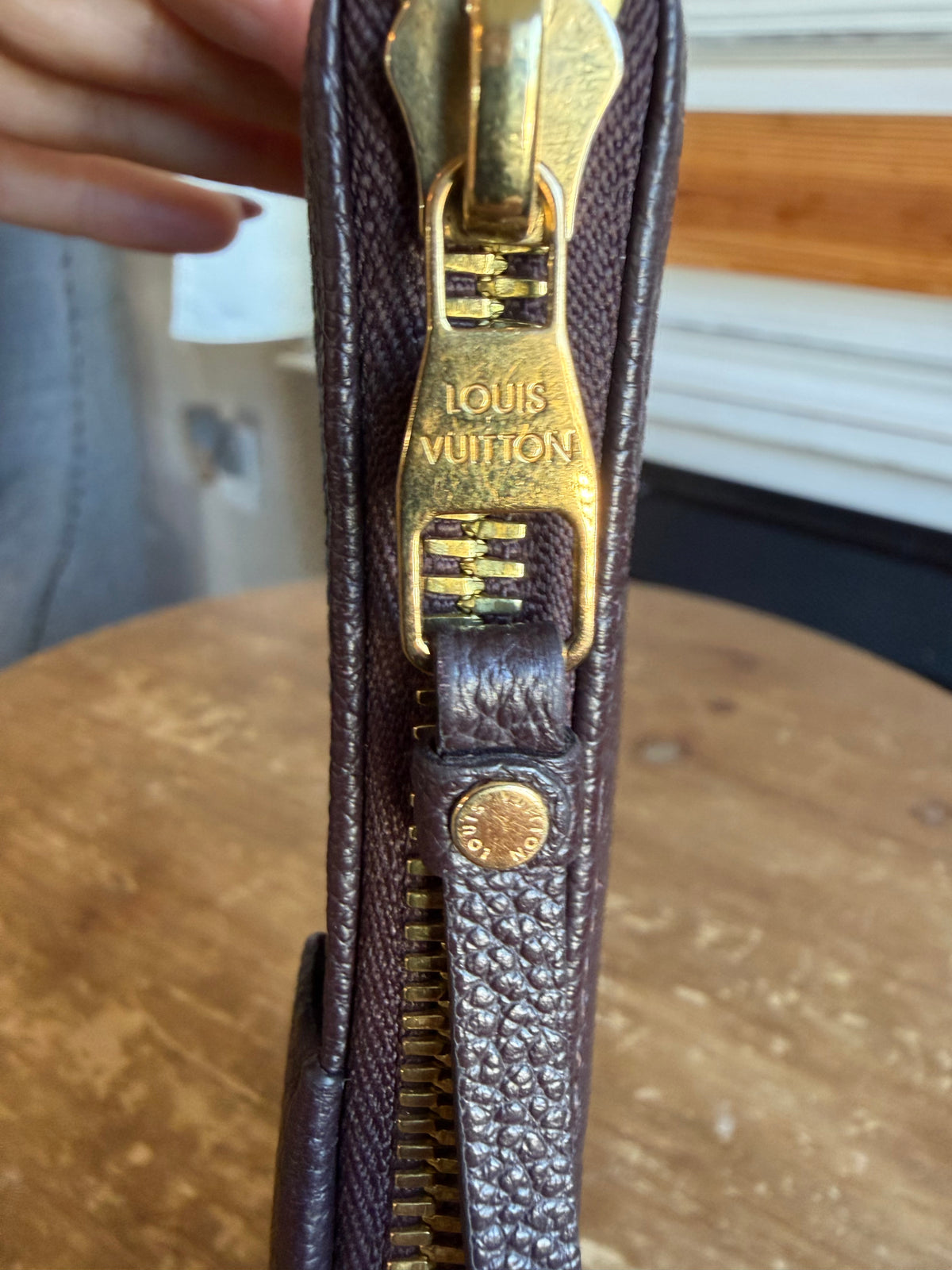 Easy Pouch On Strap Empreinte in Brown