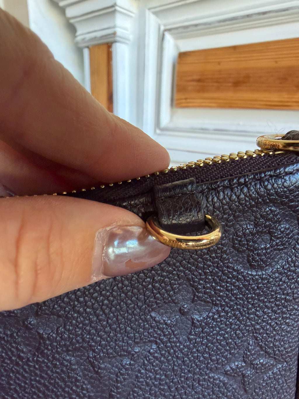 Easy Pouch On Strap Empreinte in Brown