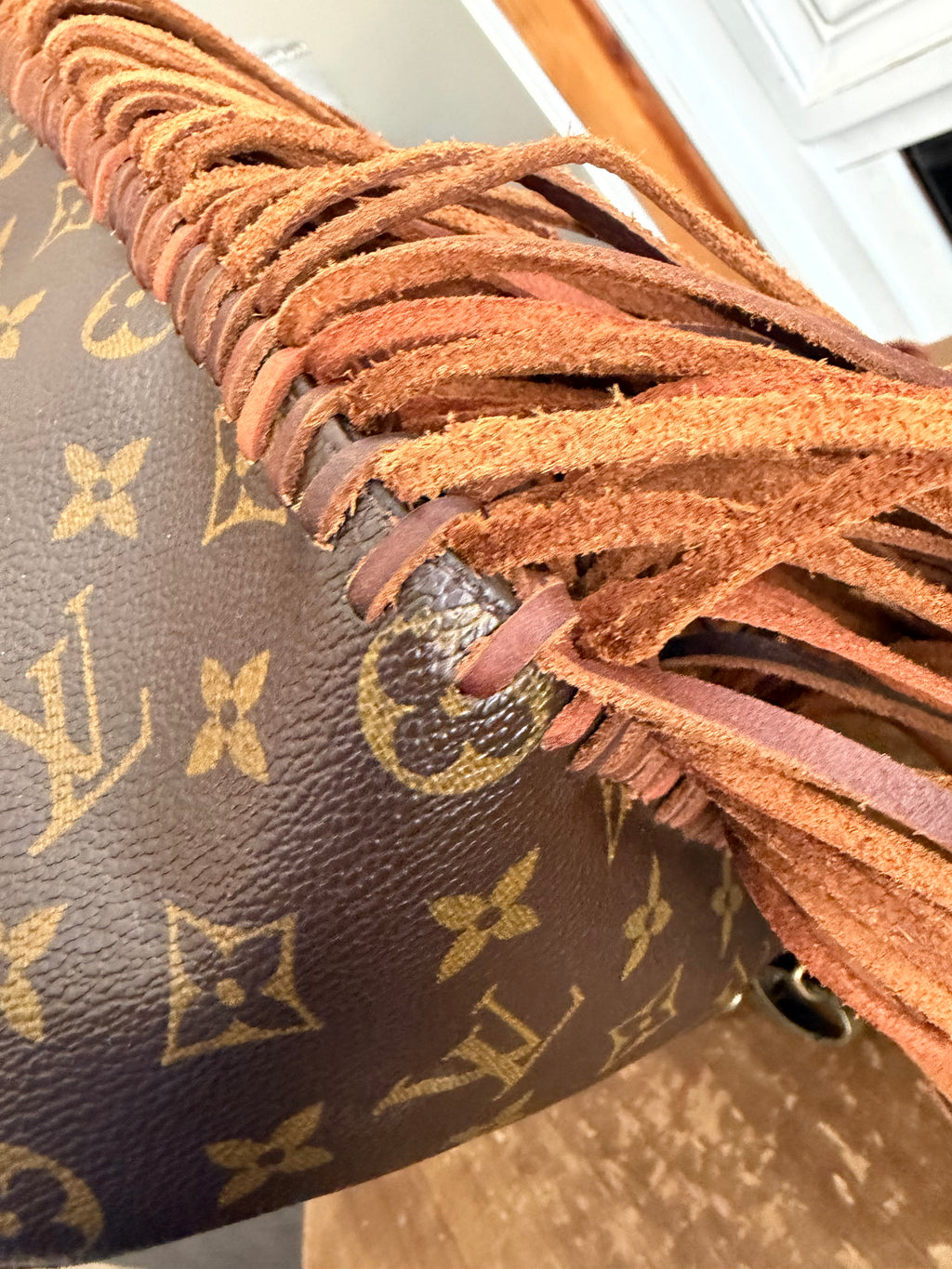 Loop MM- Custom up cycled crossbody