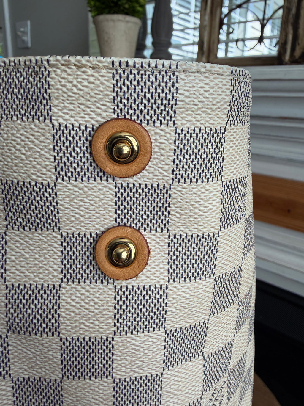Beach Cabas GM in Damier Azur
