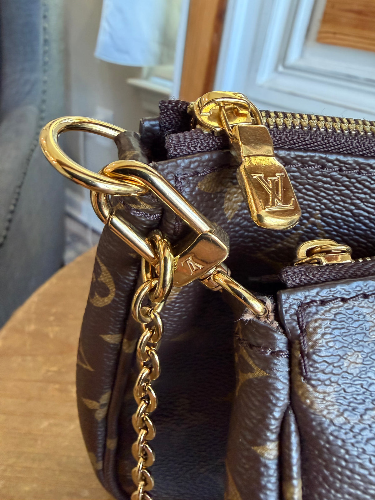 Multi Pochette Accessories in Khaki