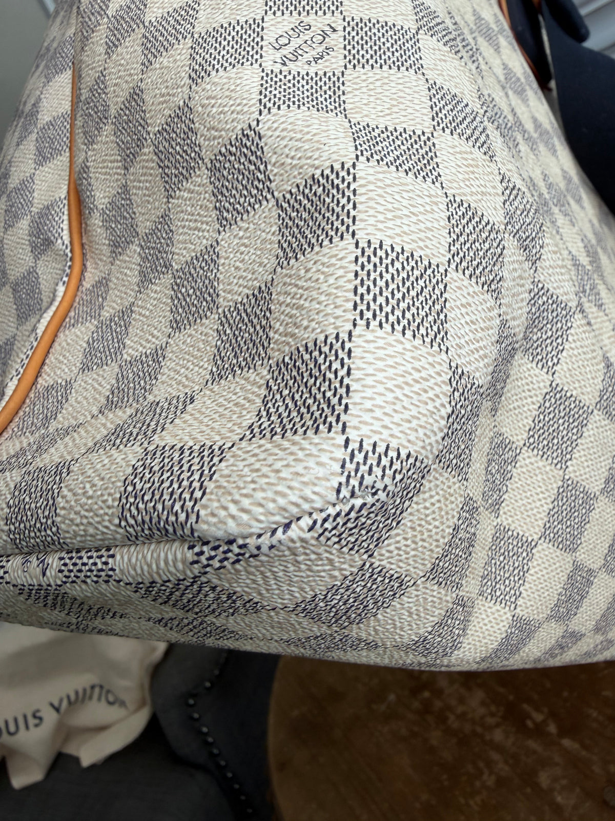 Beach Cabas GM in Damier Azur