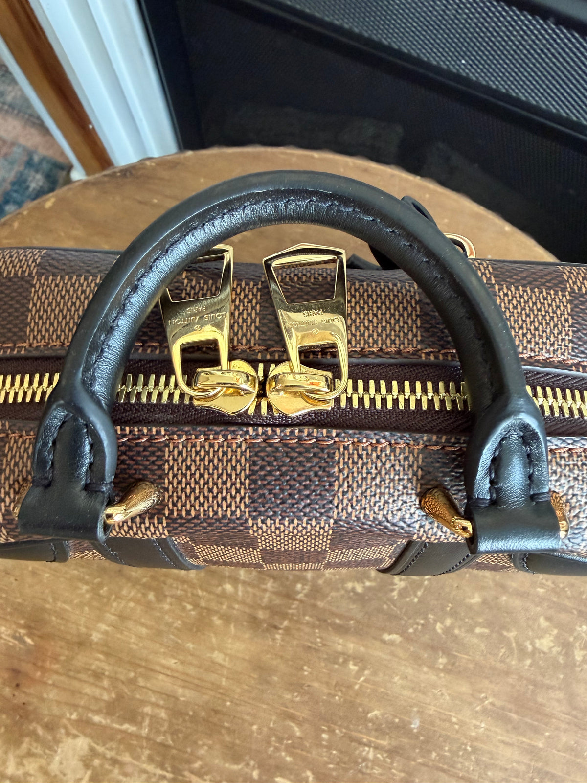 Valisette Souple BB in Damier Ebene and Black