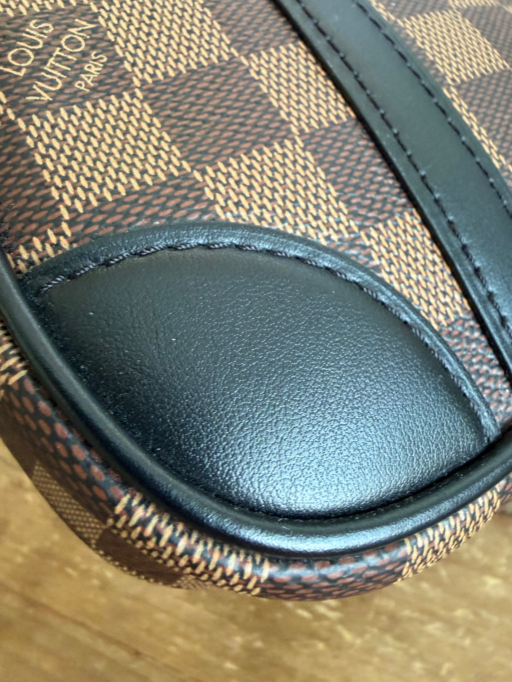 Valisette Souple BB in Damier Ebene and Black