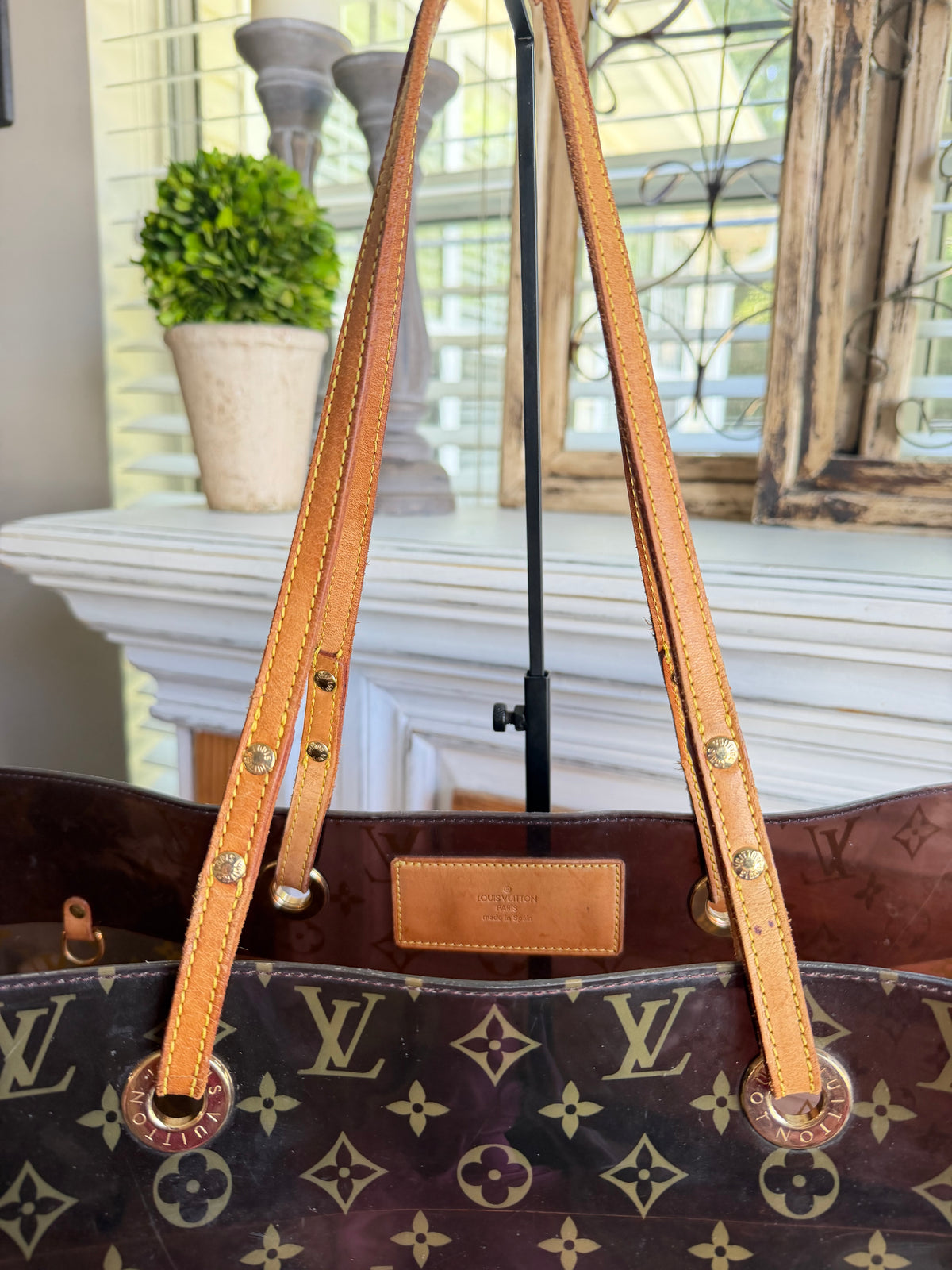 Ambre Sac Cabas Monogram Vinyl GM