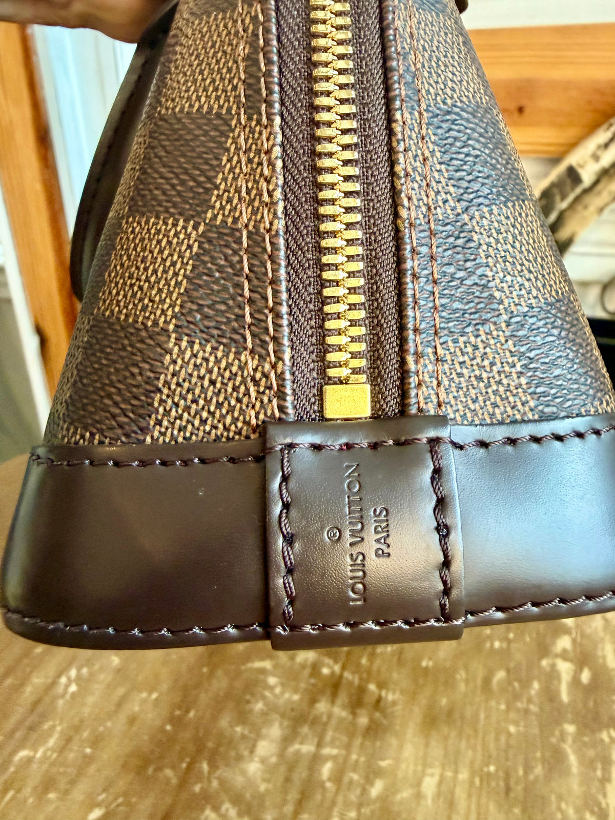 Alma BB in Damier Ebene