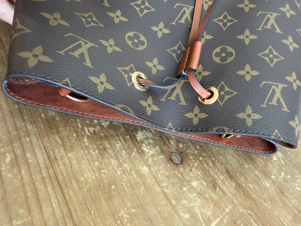 NéoNoé MM in Monogram and Cognac