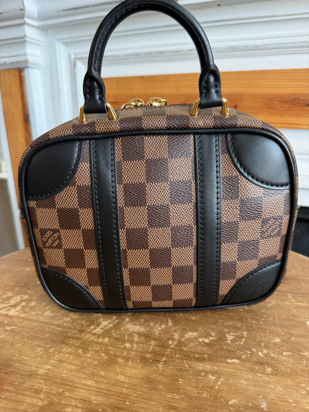 Valisette Souple BB in Damier Ebene and Black