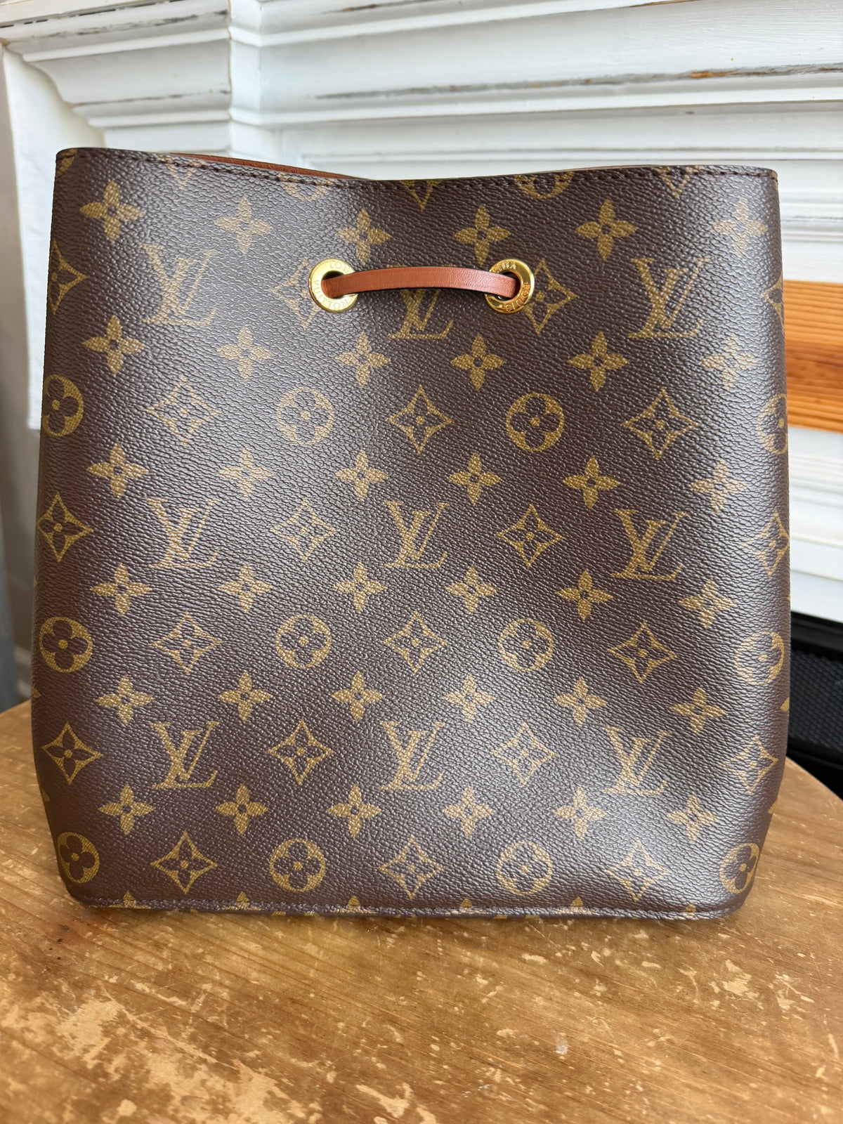 NéoNoé MM in Monogram and Cognac
