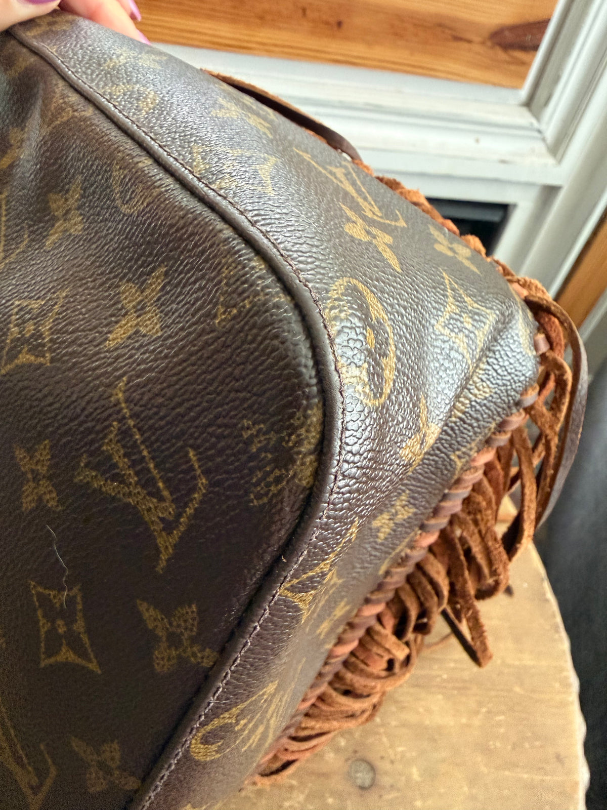 Loop MM- Custom up cycled crossbody
