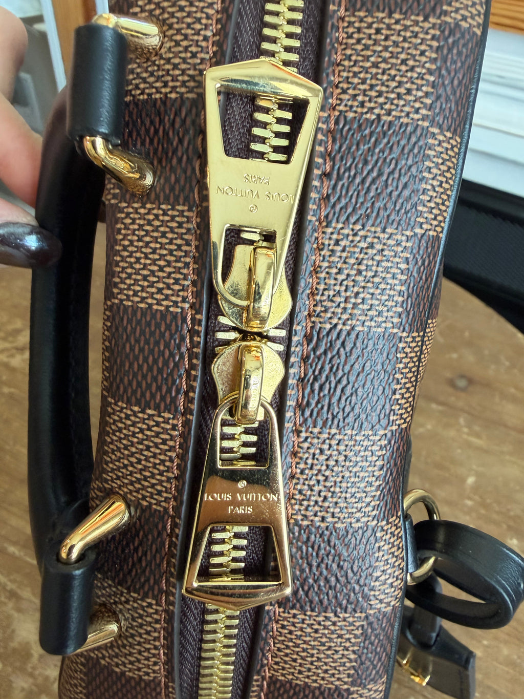 Valisette Souple BB in Damier Ebene and Black