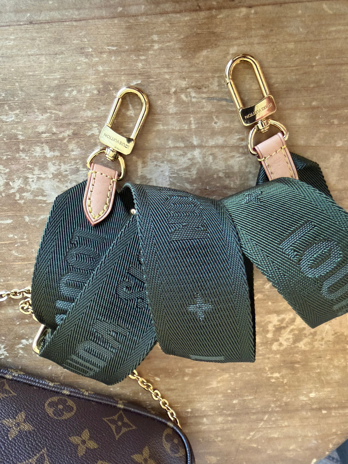 Multi Pochette Accessories in Khaki