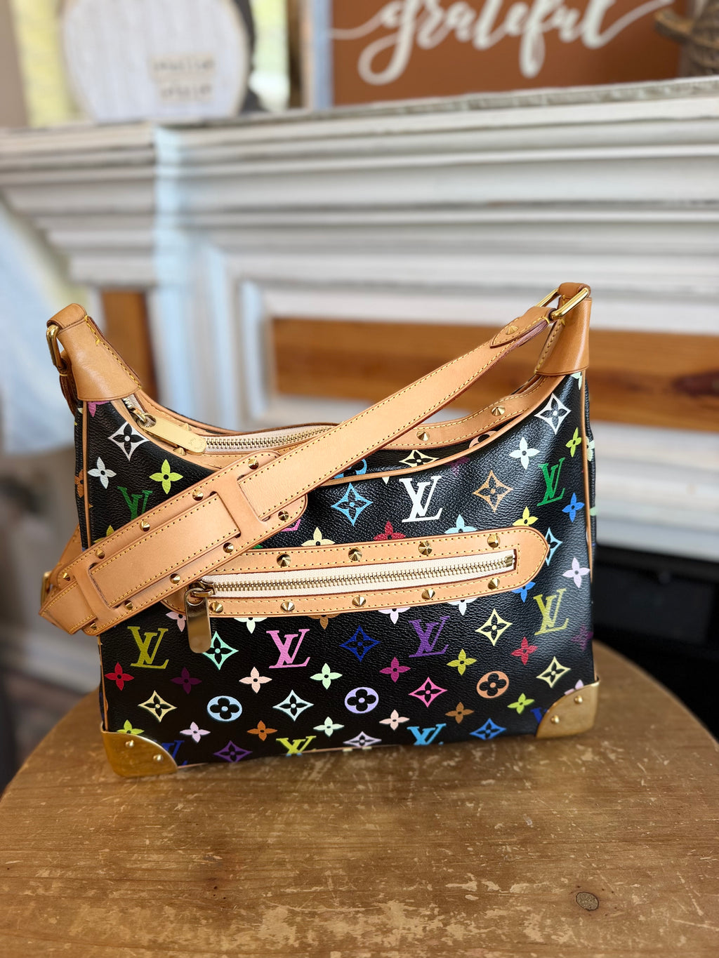 Murakami Black Multicolor Boulogne Klara